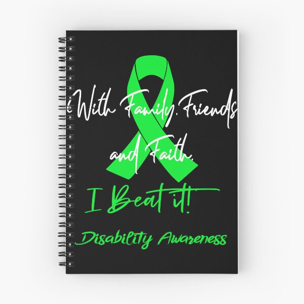 Item preview, Disability Warrior - With Family, Friends, and Faith - I BEAT IT! designed and sold by Robbsyn.