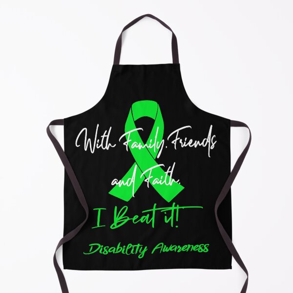 Item preview, Disability Warrior - With Family, Friends, and Faith - I BEAT IT! designed and sold by Robbsyn.