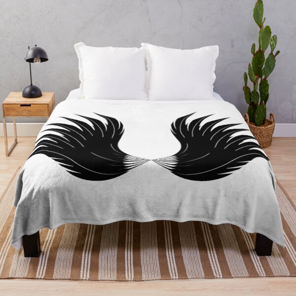 Item preview, wings Feather Curves | Black And White Abstract Curves designed and sold by SHOPINGHOUR.