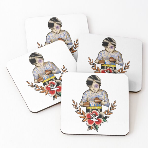 Item preview, Fkj tattoo flash little boxer designed and sold by franckfkj.