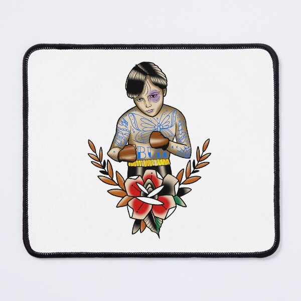 Item preview, Fkj tattoo flash little boxer designed and sold by franckfkj.