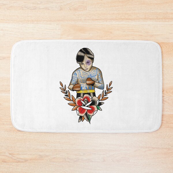 Item preview, Fkj tattoo flash little boxer designed and sold by franckfkj.