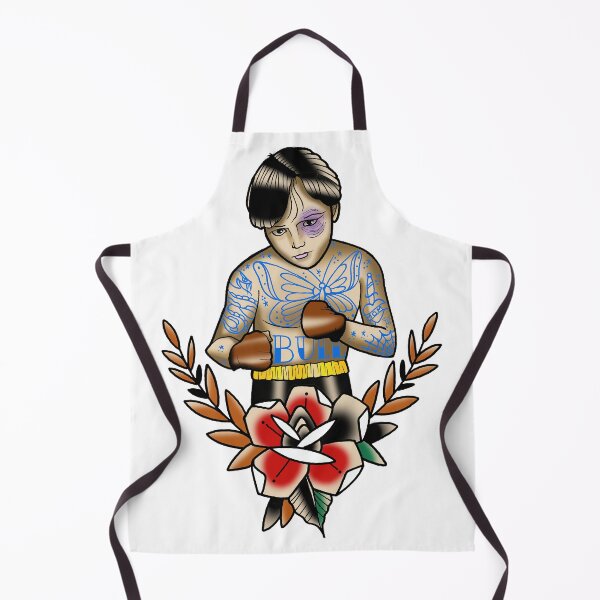 Item preview, Fkj tattoo flash little boxer designed and sold by franckfkj.