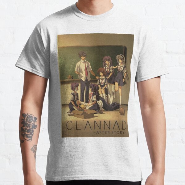 Clannad Anime T Shirt Unisex Cotton Tee Shirt Manga Gift Quality N1124  Customize Tee Shirt