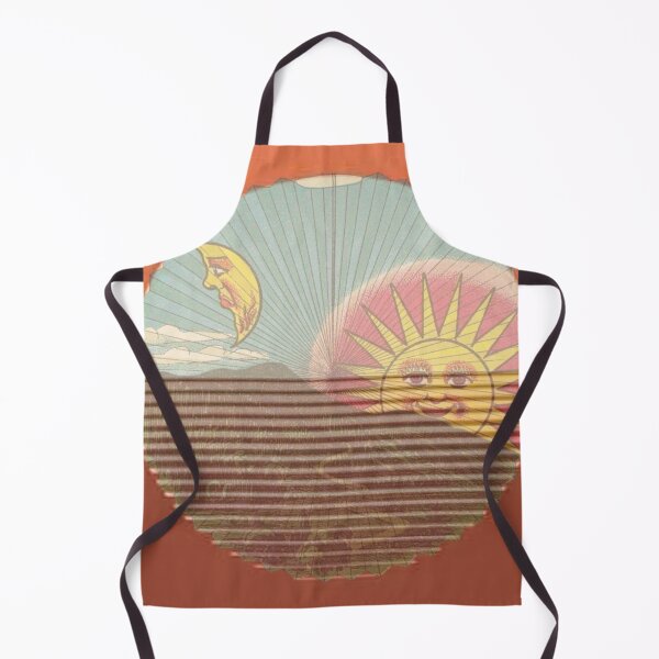 Item preview, Vintage Aesthetic Of A Yellow Sun And Crescent Moon designed and sold by haRexia.