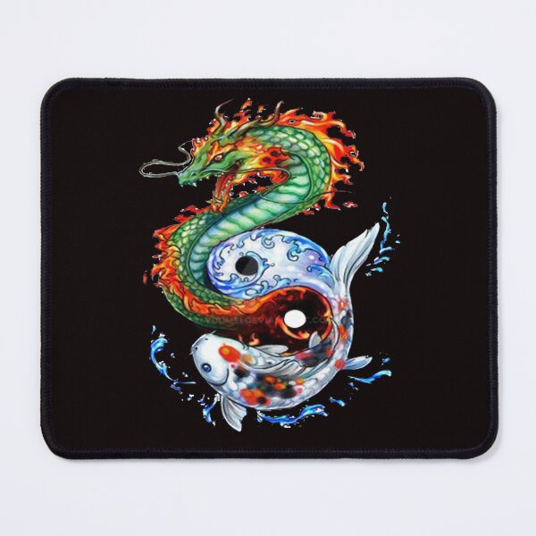 Item preview, Dragon and Koi Commission designed and sold by Viktor Kabbach.