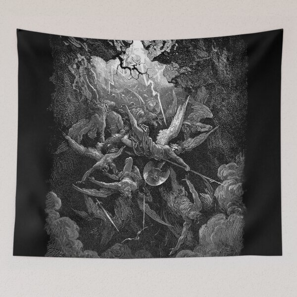 Item preview, Lithograph - Gustave Doré - Paradise Lost - The Mouth of Hell - John Milton designed and sold by DALIO666.