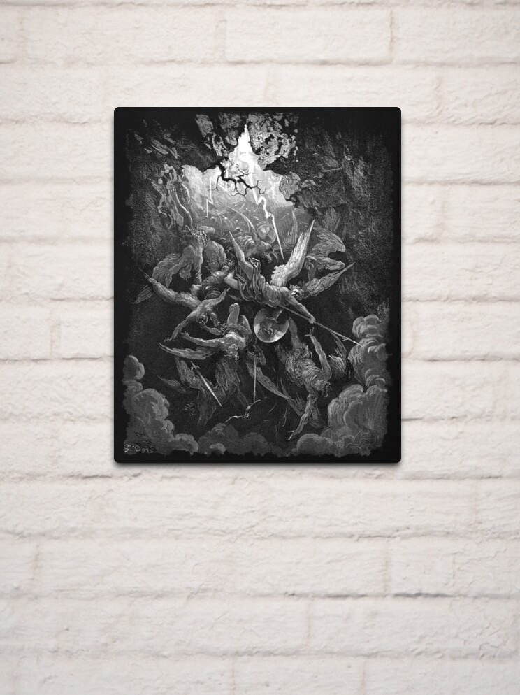 The Mouth of Hell Gustave Dore Print Wall Art Dante Wall 