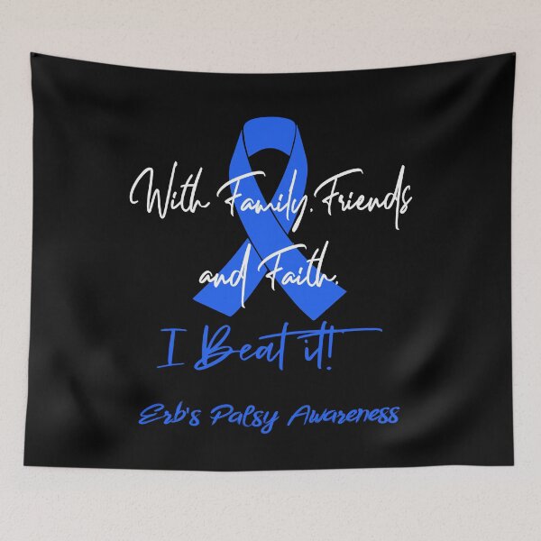 Item preview, Erb's Palsy Warrior - With Family, Friends, and Faith - I BEAT IT! designed and sold by Robbsyn.