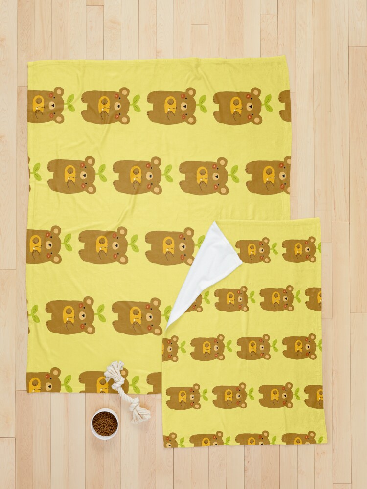 Alternate view of tea bear Pet Blanket
