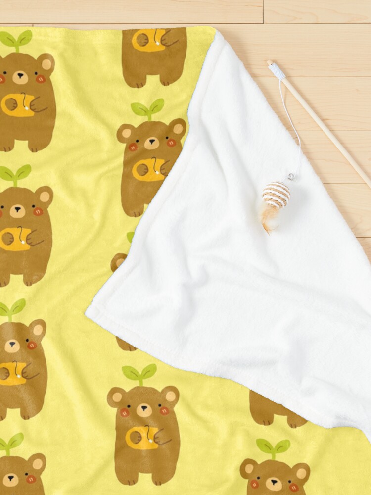 Alternate view of tea bear Pet Blanket