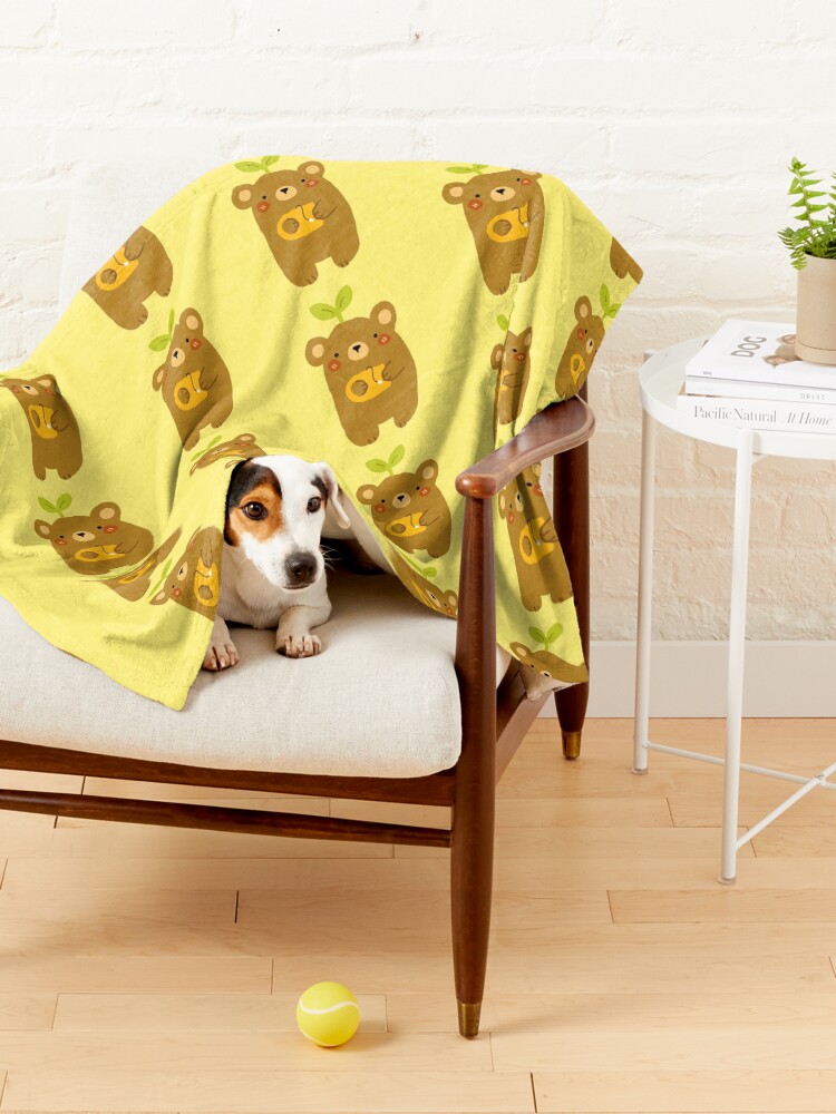Alternate view of tea bear Pet Blanket