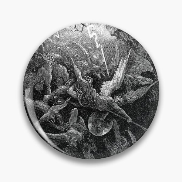 Item preview, Lithograph - Gustave Doré - Paradise Lost - The Mouth of Hell - John Milton designed and sold by DALIO666.