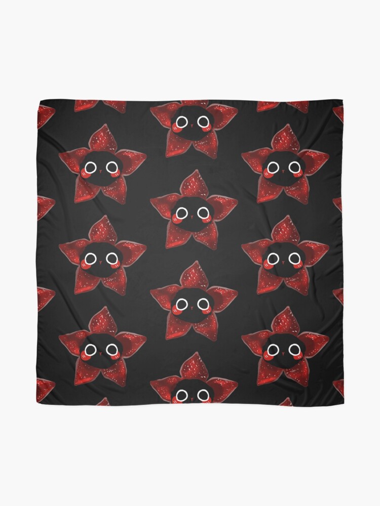 Alternate view of demogorgon cat stranger things Scarf