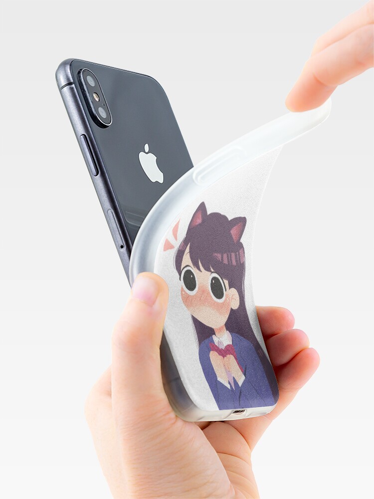 Alternate view of komi can't communicate cat iPhone Case