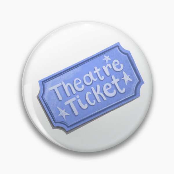 Item preview, Light Blue Theatre Ticket Design designed and sold by MagicallyStagey.
