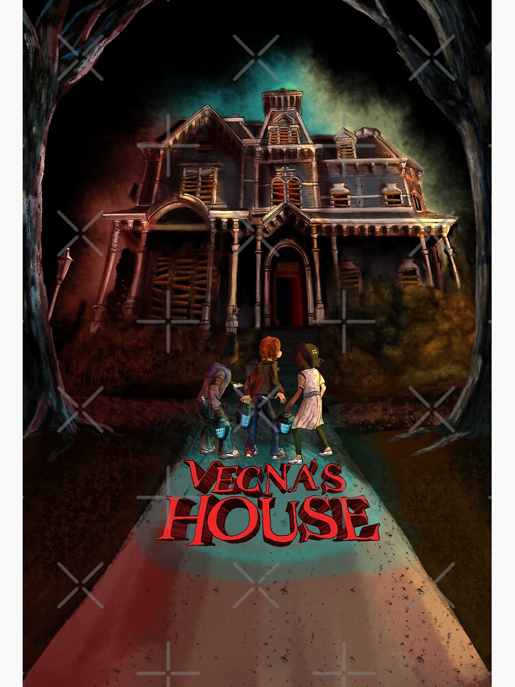 Vecna House Monster House Parody Stranger Things Sticker For Sale By Snowballs Redbubble 