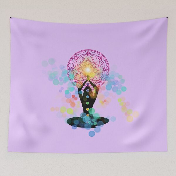 Item preview, Colorful Chakra Energy.. A lovely design that includes bubbles of energy and a shining central star designed and sold by Wonder & Whimsy.