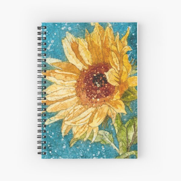 Sunflower Daze 1` Spiral Notebook