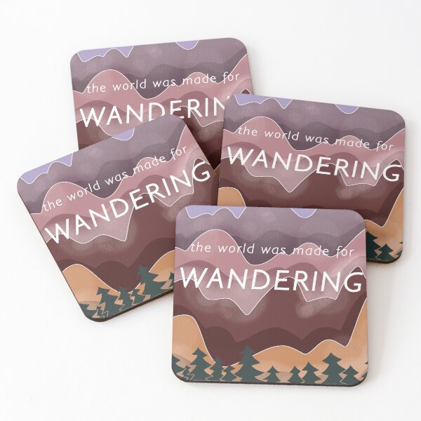 Item preview, The World Was Made for Wandering designed and sold by dot.lollipop.