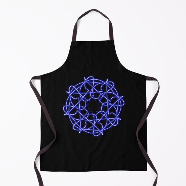 Item preview, Blue mandala, eight pointed star, abstract art designed and sold by Meo Design.