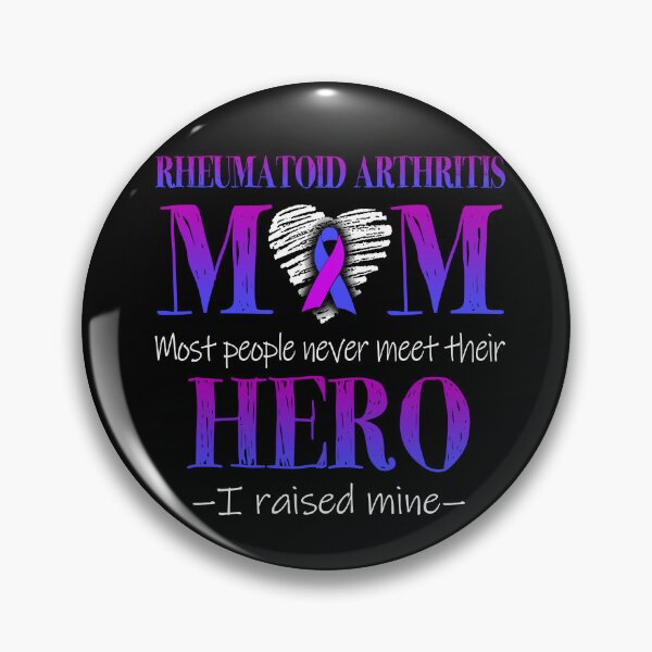 Item preview, Proud Rheumatoid Arthritis Mom HERO I Raised Mine designed and sold by Mnrshirley.