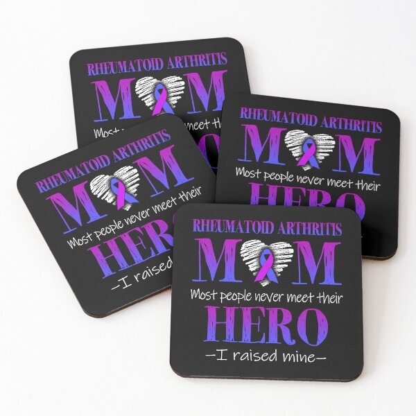 Item preview, Proud Rheumatoid Arthritis Mom HERO I Raised Mine designed and sold by Mnrshirley.