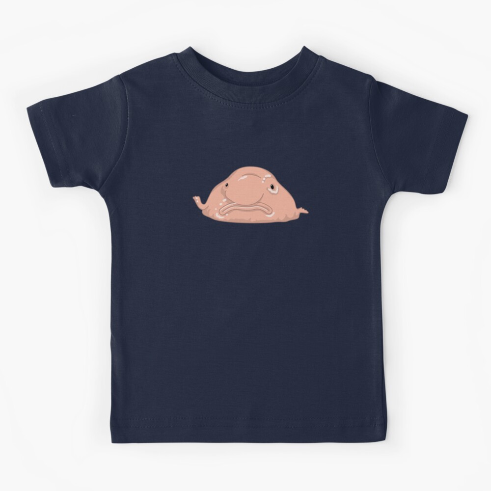 Blob Fish Funny Face Fish  Kids T-Shirt for Sale by DeepFriedArt