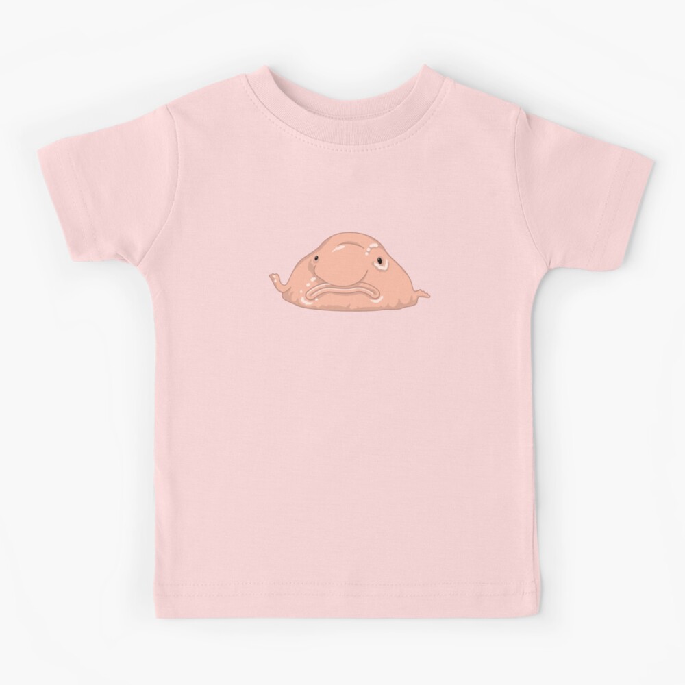 Blob Fish Funny Face Fish  Kids T-Shirt for Sale by DeepFriedArt