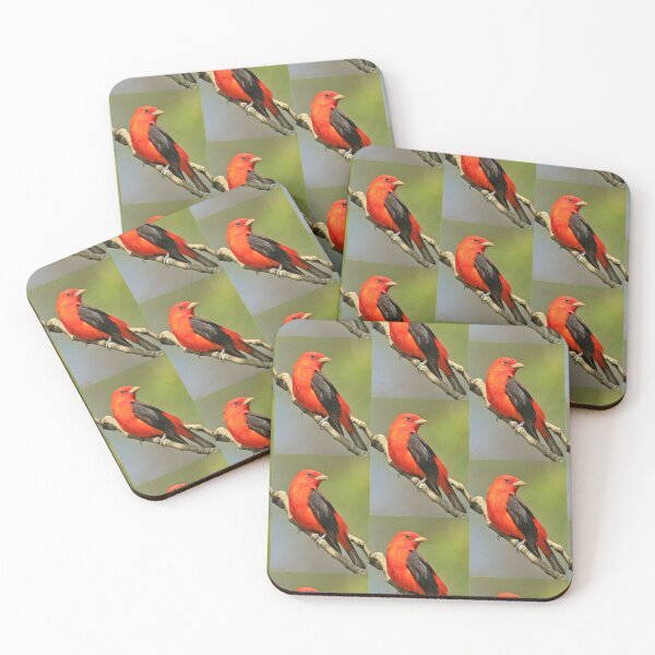 Item preview, Scarlet Tanager designed and sold by BirdsnStuff.