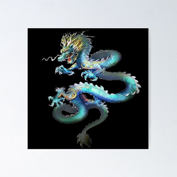 Artikelvorschau, Traditioneller japanischer Drache, tolle Idee entworfen und verkauft von Viktor Kabbach.