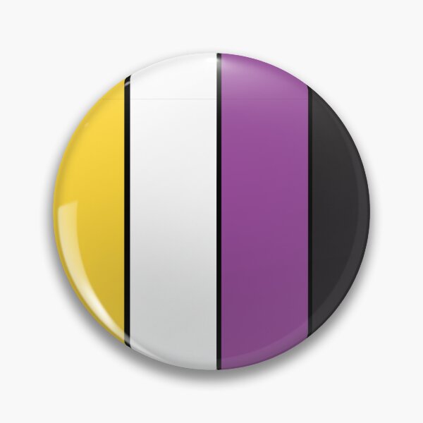 Item preview, Non-Binary Pride Flag Ribbon designed and sold by Zerasu.