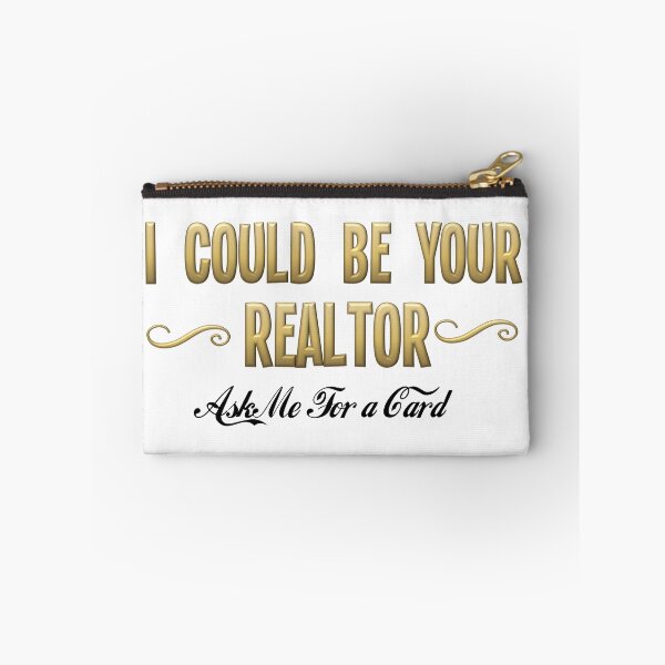 Item preview, I Could Be Your Realtor ~ Ask Me for a Card in Tan and Black designed and sold by LeslieMac713.