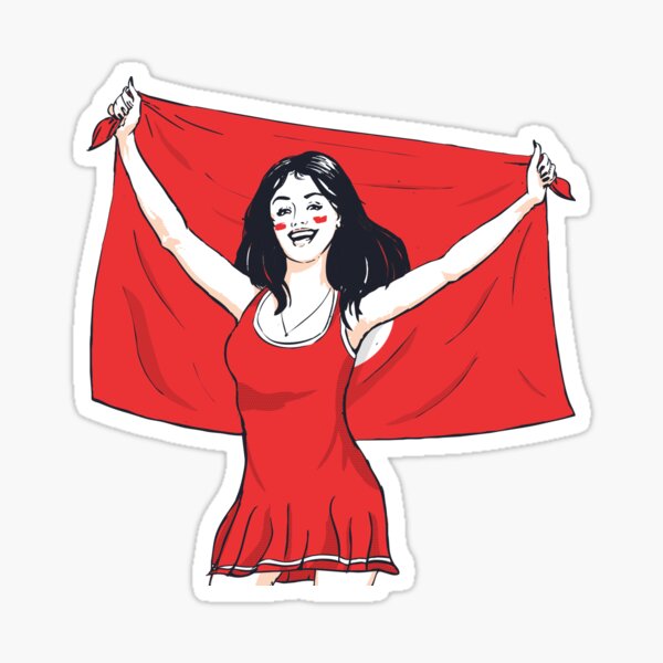 TUNISIE Tunisienne Drapeau TUNISIE 5cm Autocollants - Stickers x4