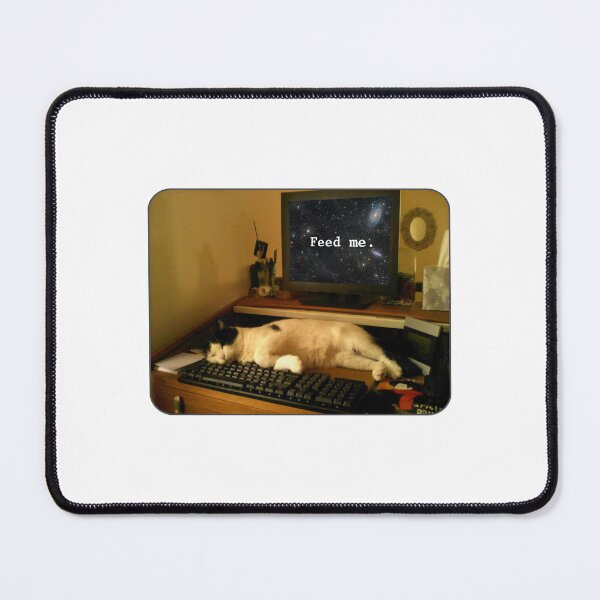Item preview, Cooper The Cat says, "Feed me." designed and sold by Chemobius.
