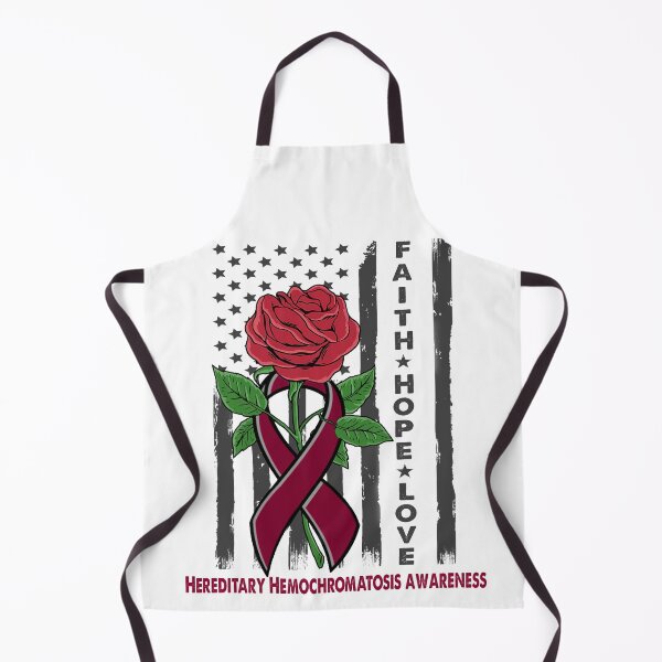 Item preview, Faith Hope Love Hereditary Hemochromatosis Awareness American Flag designed and sold by Kohend.