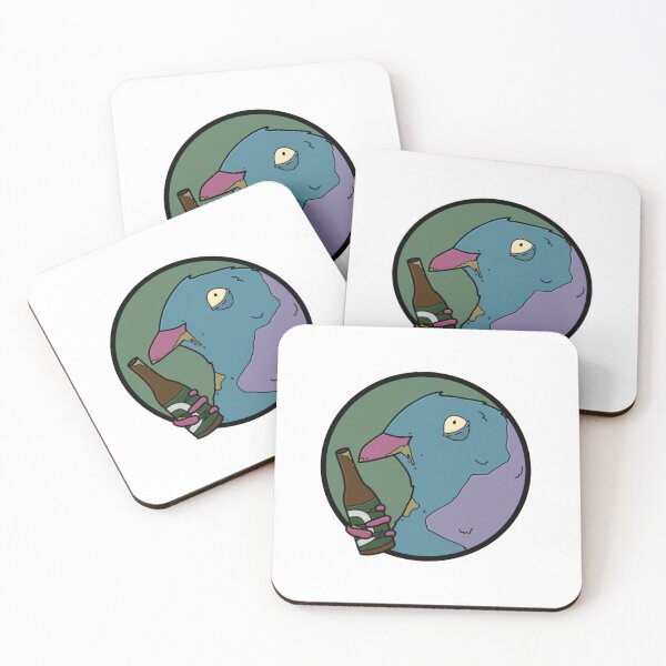 Item preview, Drunk kererū designed and sold by KiwiPrintsCo.