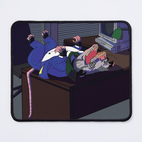 Item preview, "Work Harder, Life Can Wait" Wall Art, Inspirational Quotes, Opossum designed and sold by PossumPositive.