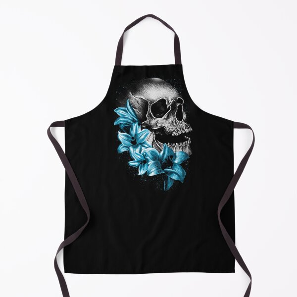 Item preview, Metallic Skull and Flowers designed and sold by Gothic Fantasy.
