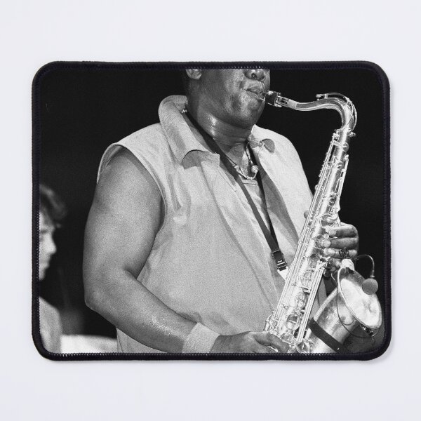 Item preview, Clarence Clemons - The Big Man - BW Photograph designed and sold by ConcertImages.