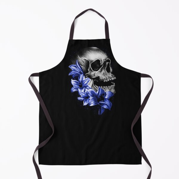 Item preview, Metallic Skull and Flowers designed and sold by Gothic Fantasy.