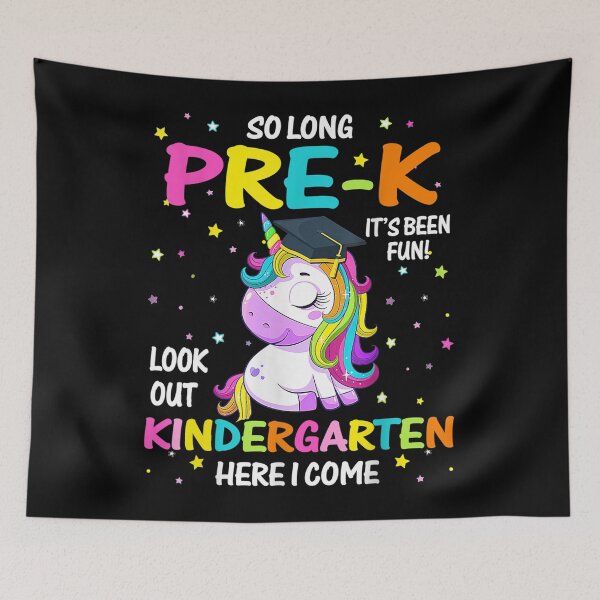 Item preview, So Long Pre-K Kindergarten Here I Come Unicorn Graduation designed and sold by hoangminhSHOP.