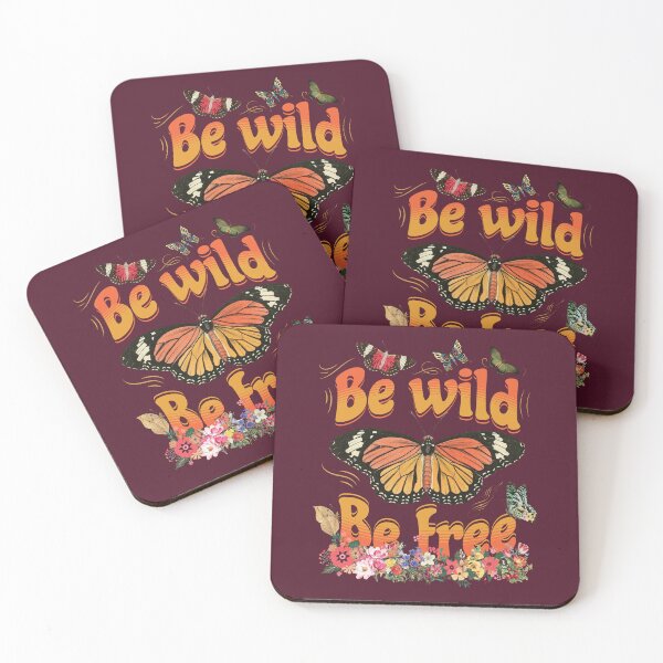 Item preview, Be wild, be free designed and sold by StencilMyst ..