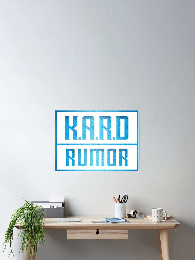 Thumbnail 2 of 3, Poster, KARD RUMOR designed and sold by dexta.