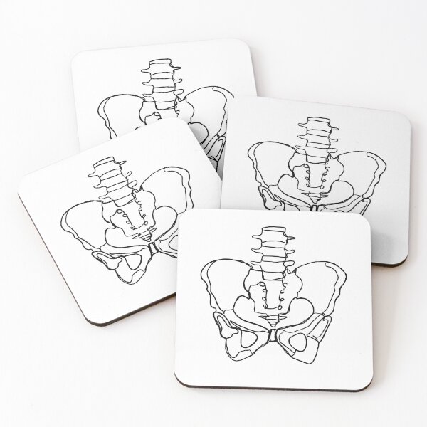 Item preview, Pelvis Line Art designed and sold by Caroline Shea.