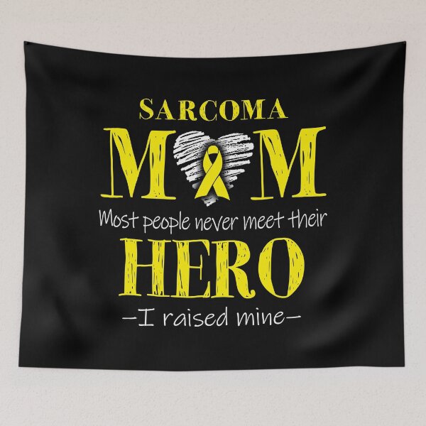 Item preview, Proud Sarcoma Mom HERO I Raised Mine designed and sold by Mnrshirley.