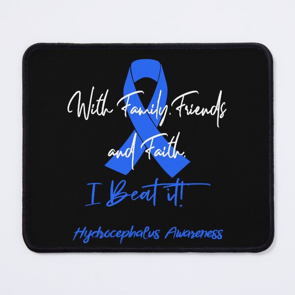 Item preview, Hydrocephalus Warrior - With Family, Friends, and Faith - I BEAT IT! designed and sold by Robbsyn.