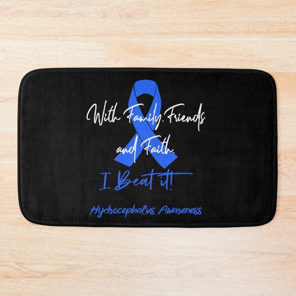 Item preview, Hydrocephalus Warrior - With Family, Friends, and Faith - I BEAT IT! designed and sold by Robbsyn.