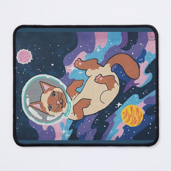 Item preview, Space Cat Pet Mat designed and sold by Noisycat.