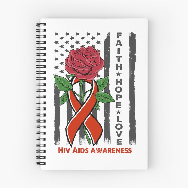 Item preview, Faith Hope Love Hiv Aids Awareness American Flag designed and sold by Kohend.